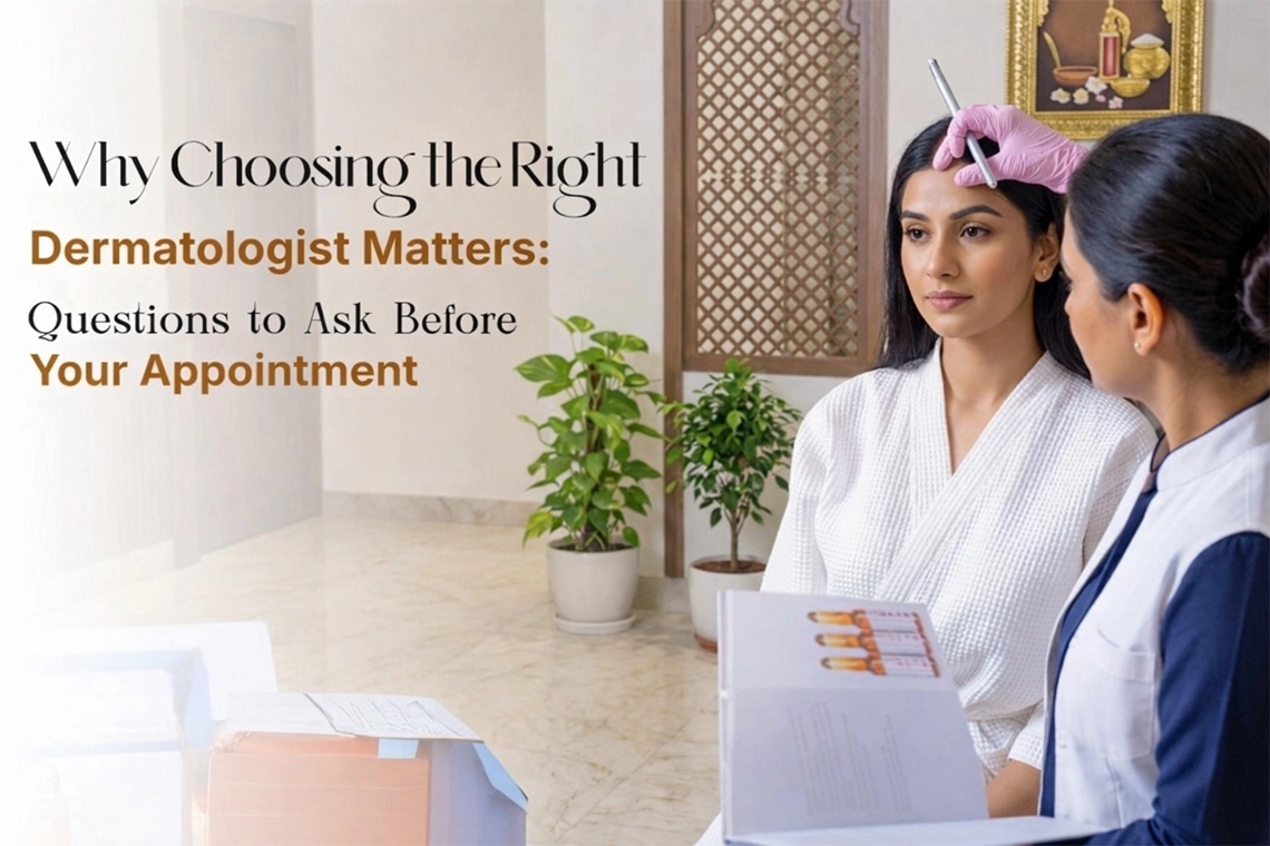 Learn why choosing the right dermatologist matters at a trusted skin clinic in Hyderabad, with key questions to ask before your appointment for better skin care and treatment results
