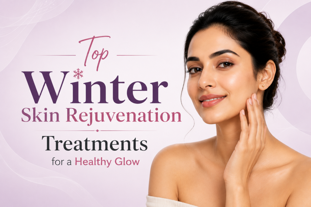 Winter skin rejuvenation treatments for healthy, glowing skin at a trusted skin clinic in Hyderabad, including advanced skincare solutions for radiant results.